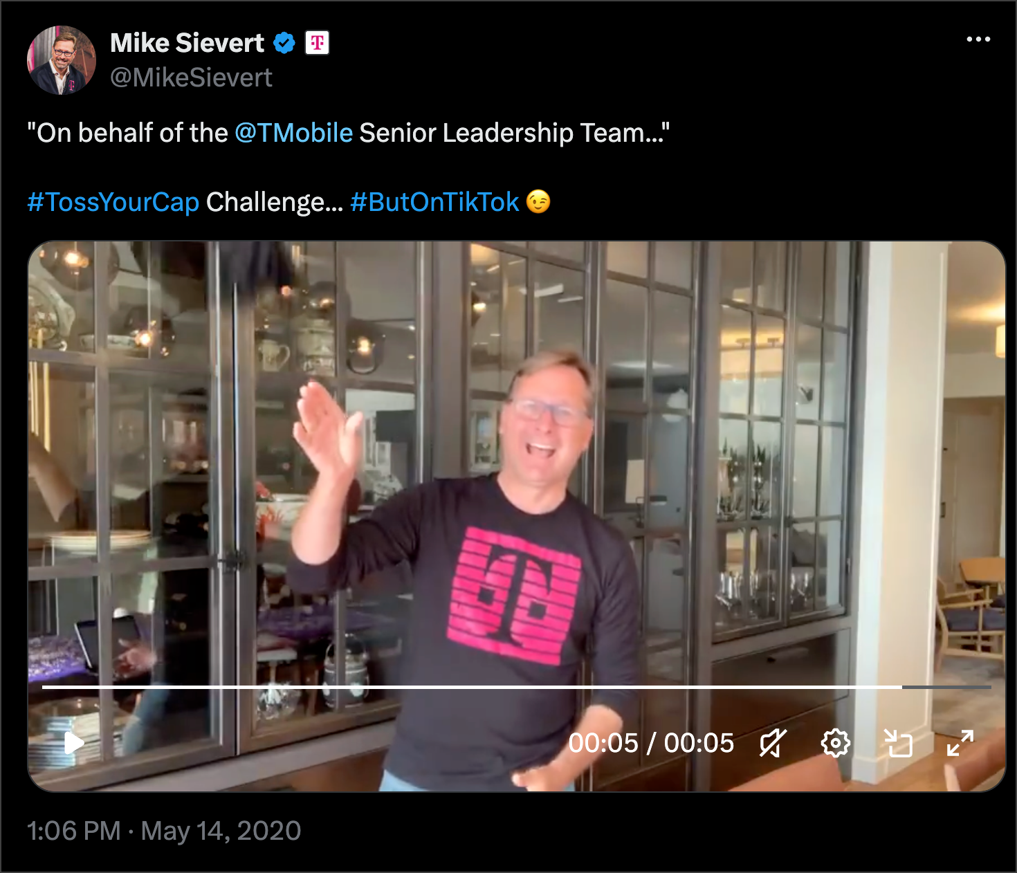 Toss Your Cap Challenge