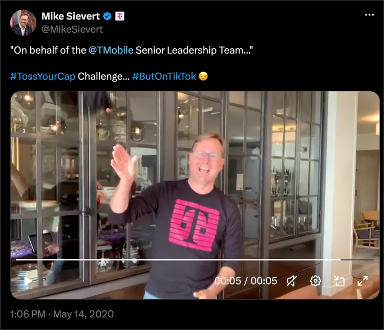 Toss Your Cap Challenge